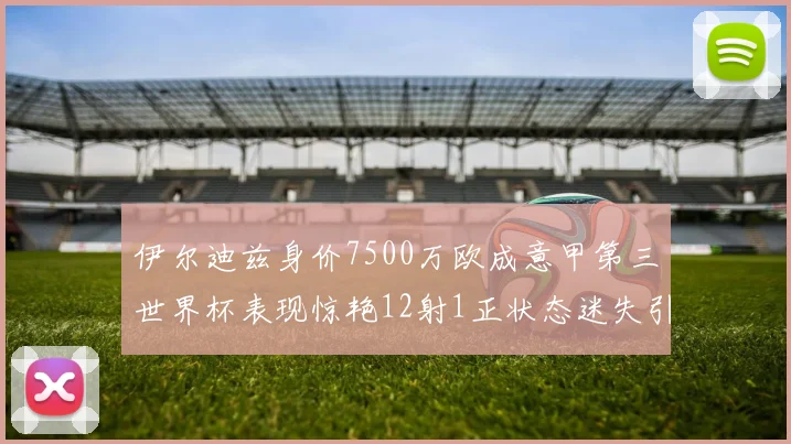 伊尔迪兹身价7500万欧成意甲第三世界杯表现惊艳12射1正状态迷失引发关注